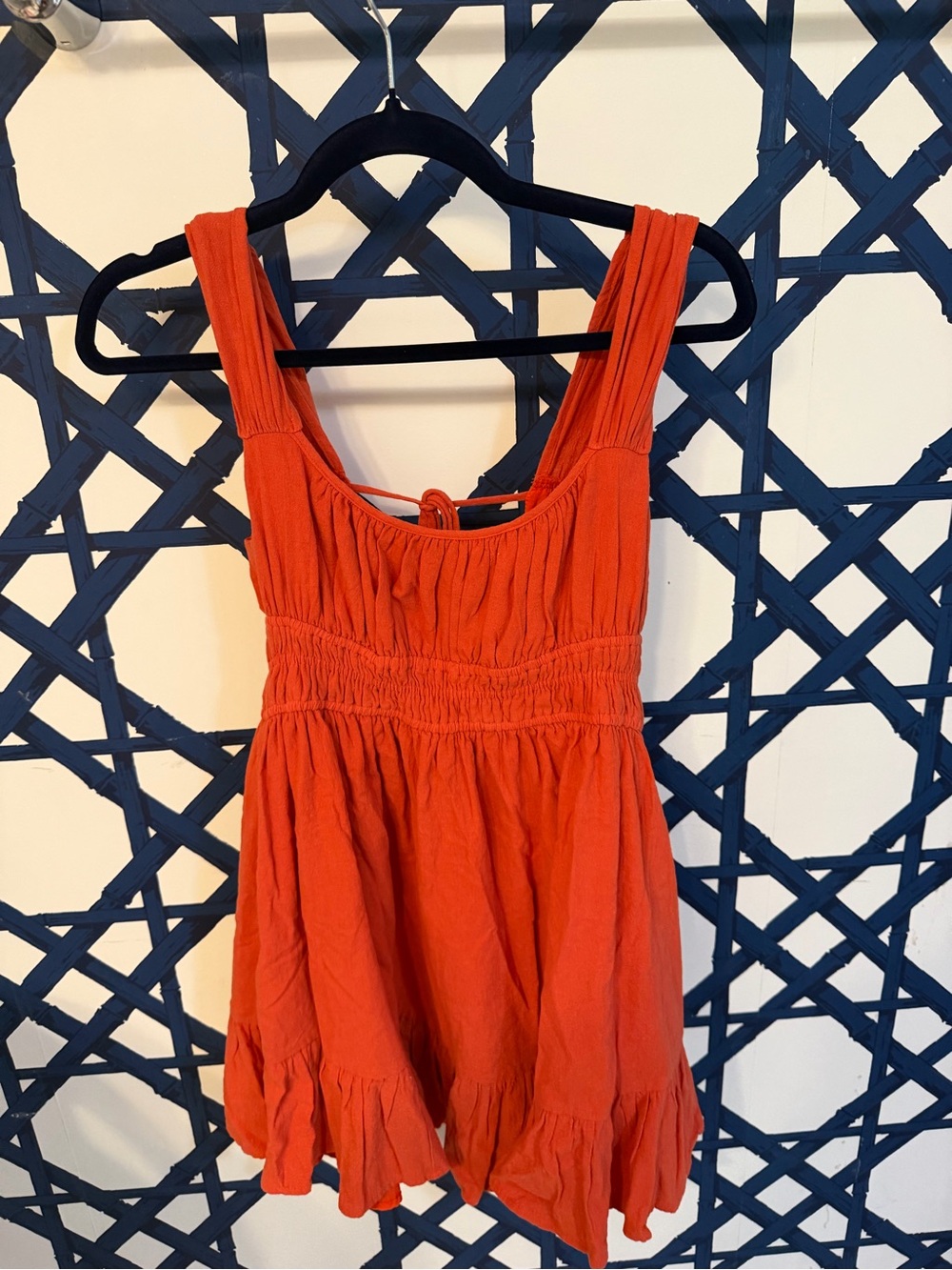 Cotton Candy Red/Orange Sundress